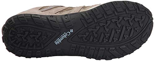 Columbia Redmond Waterproof, Zapatillas para Caminar Mujer, Beige (Pebble/Sky Blue), 41.5 EU