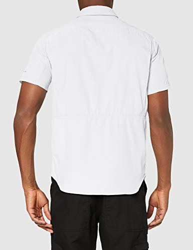 Columbia Silver Ridge 2.0, Camisa de manga corta, Hombre, Blanco (White), Talla XXL