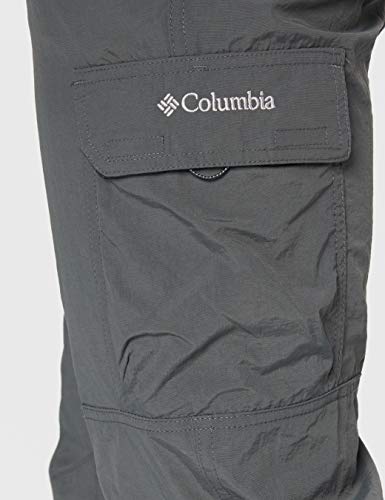 Columbia Silver Ridge™ II Cargo - Pantalones de Senderismo, Hombre, Gris (Grill), 34 34