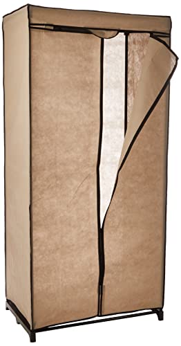 Compactor Armario tela top. Con estructura metálica y funda exterior, Tamaño 75 x 50 x 160 cm, Color Beige, RAN6663