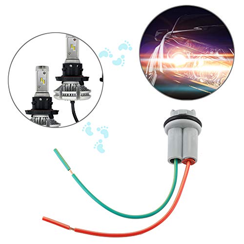 Conector del arnés de cableado, Qii lu T15 luces antiniebla arnés femenino enchufes hembra adaptador de conector arnés adaptador de luz antiniebla
