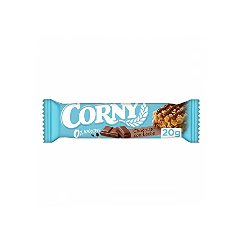 Corny - Barritas de Cereales 0% Chocolate con Leche - Pack 24 barritas x 20g