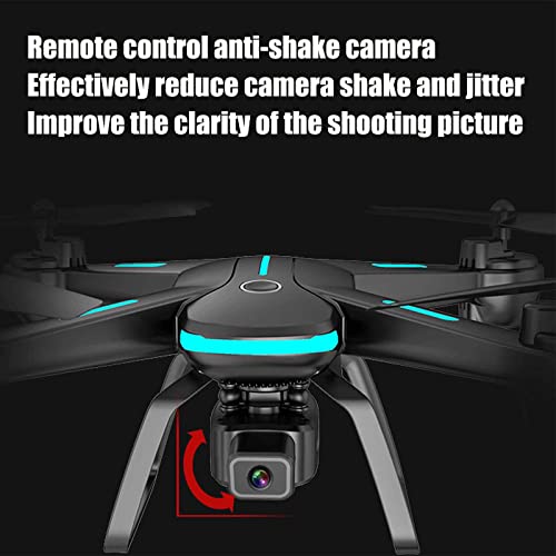 Cradling Drones con cámara para Adultos 4k Drones Plegables RC para Principiantes para Adultos Quadcopter Dual Camera Streamer Posicionamiento Control Remoto Aircraft Drone