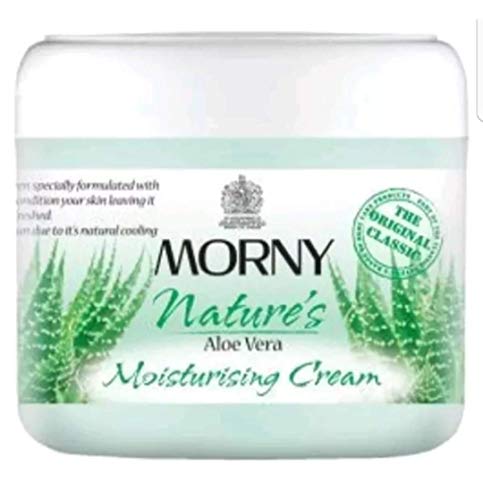 Crema corporal inglesa Morny hidratante de aloe vera, 300 ml