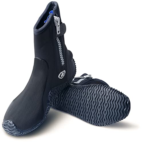 Cressi Korsor Semi-Rigid Sole Boots 3mm Escarpines con Suela semirrígida para Buceo, Unisex-Adult, Negro, XXL