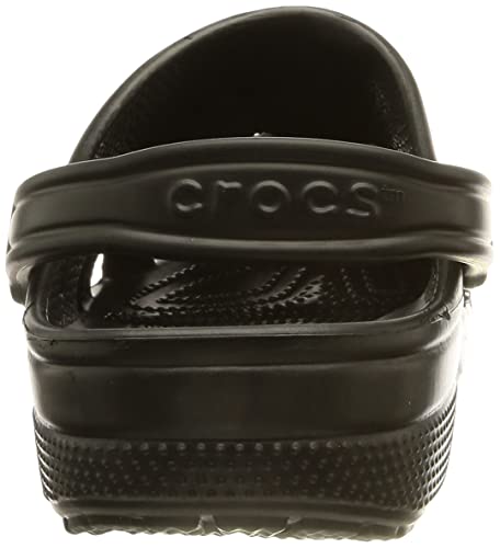 Crocs Classic Clog, Zuecos, para Unisex Adulto, Negro (Black), 43/44 EU