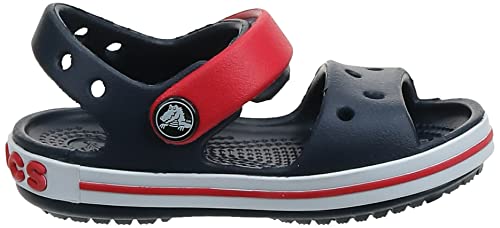 Crocs Crocband Sandal, Sandalias Unisex niños, Blue Navy/Red, 23/24 EU