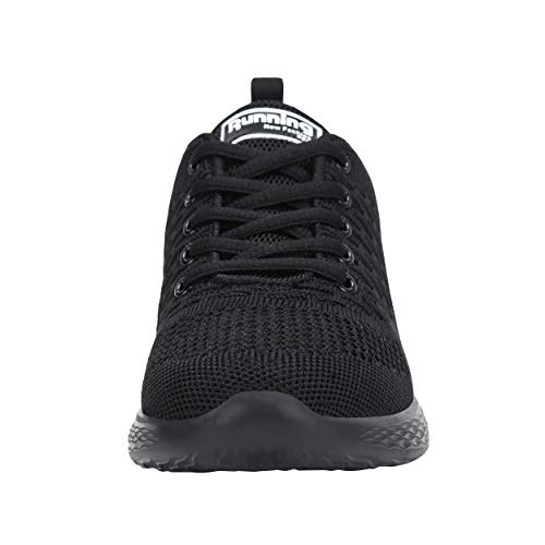 CXWRZB Mujer Hombre Gimnasia Ligero Sneakers Zapatillas de Deportivos de Running para Negro 37 EU