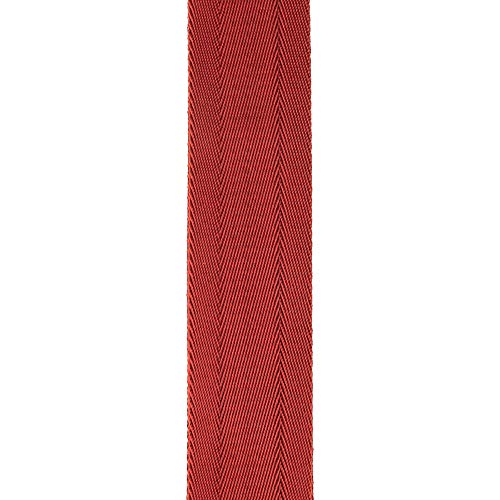 D'Addario 50BAL11 Auto Lock Guitar Strap - Acoustic & Electric Guitar Accessories - Easy to Use Auto Locking Guitar Straps - Uses Existing Guitar Strap Buttons - Nylon - Blood Red, 30"-59.5"