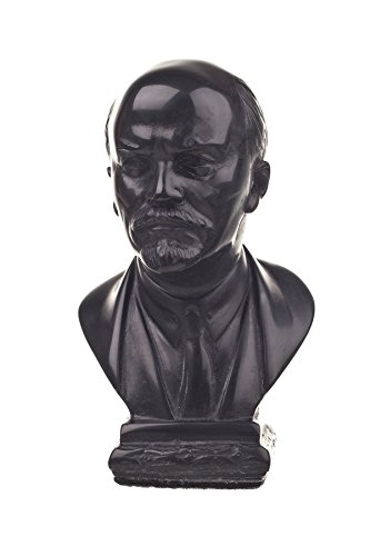 danila-souvenirs - Figura Decorativa de Busto soviético Ruso de Vladimir Vladimir Lenin 10,5 cm Color Negro