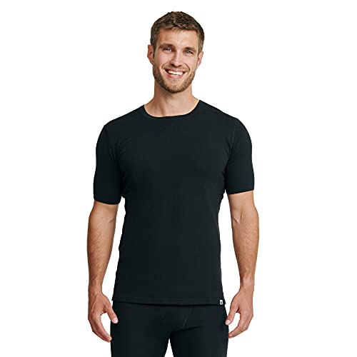 DANISH ENDURANCE Men's Merino T- Shirt 1 Pack M Black 1-Pack