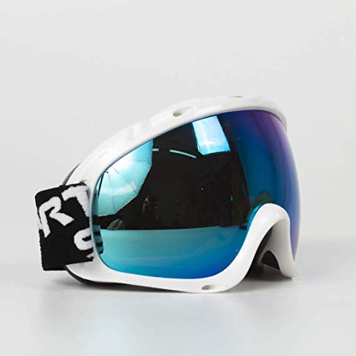 DataPrice Gafas SMART para Snow, Snowboarding, Ski, Deportes de Invierno con Protección 100% UV400 (Blanco)