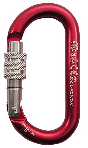 Desconocido Kong - Oval ALU Classic Screwed Body, Color Red