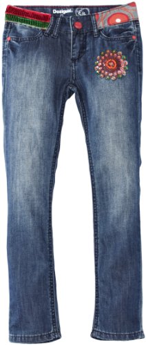 Desigual Cerle, Pantalón para Niñas, Azul (Estate Blue) 12 años (152-158 cm)