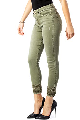 Desigual Pant_Oneil Pantalones, Verde (Verde Militar 4003), 38 (Talla del Fabricante: 36) para Mujer