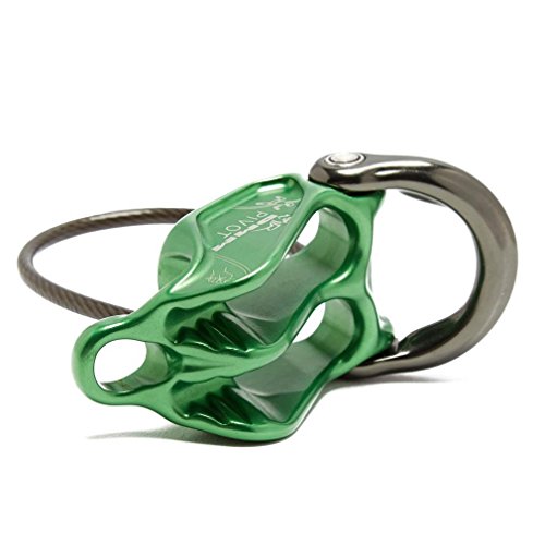 DMM Pivot Belay Device Green, One Size by DMM