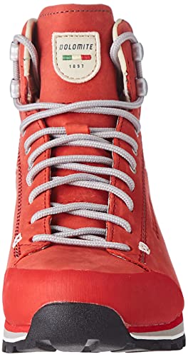 Dolomite Bota Cinquantaquattro High FG W GTX, Zapatos para Senderismo Mujer, Red, 37.5 EU