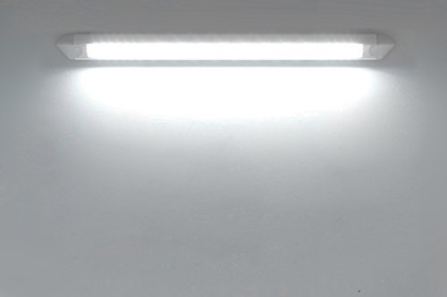 Dream Lighting 12V Lámpara de Tira Rígida, Iluminación Exterior para Caravana, Blanco Carcasa de Aluminio, IP66, Blanco Frío