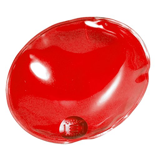 eBuyGB 1209125-6 Calentador de Manos de Gel Reutilizable (Paquete de 6), Hombre, Óvalo Rojo, Talla única