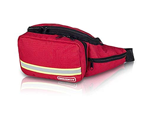 Elite Bags, EMS, Riñonera botiquín de primeros auxilios, Básica, Rojo