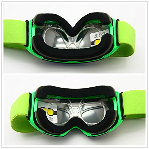 EnzoDate Gafas de esquí RX Insertar Adaptador óptico TR90 Flexible Bendable tamaño Universal Interior Marco Snowboard Motos Gafas
