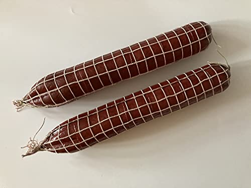 ERRO Salami 12369 - Juego de 2 figuras falsas de plástico (45 cm), color rojo