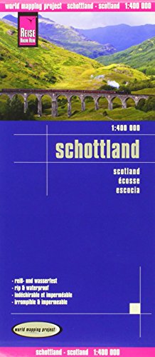Escocia, mapa de carreteras impermeable. Escala 1:400.000. Reise-Know-How. (Scotland: REISE.2800)