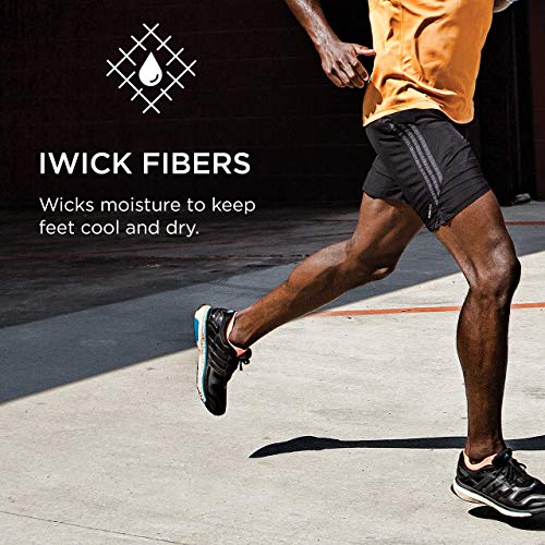 Feetures - Elite Ultra Light - No Show Tab - Calcetines deportivos para correr para hombres y mujeres - Gris - Talla Mediana