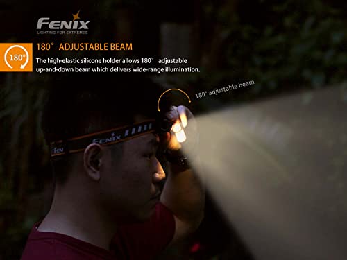 Fenix Hm23 Linterna Frontal, No es específico para la Edad/género, Negro, 69.5 x 40 x 32 mm