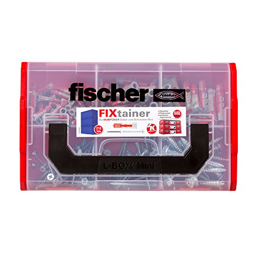 Fischer Fixtainer Duoline - Caja de Herramientas, Negro, 35969