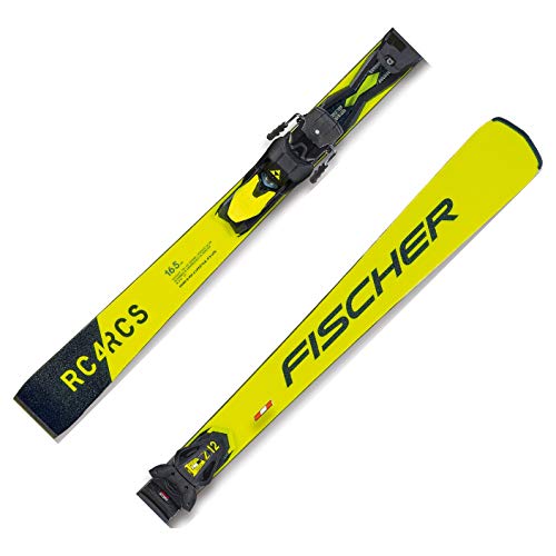 FISCHER RC4 RCS AR + RC4 Z11 PR Race Carver - Carver (165 mm), color amarillo