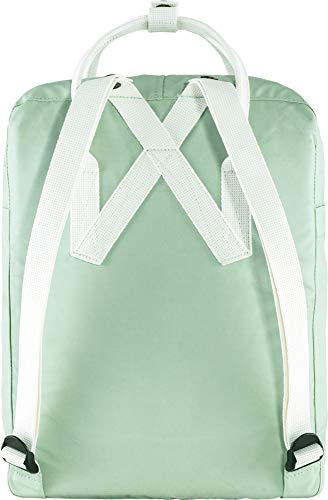 Fjallraven Kanken Backpack, Unisex Adulto, Mint Green/Cool White, OneSize