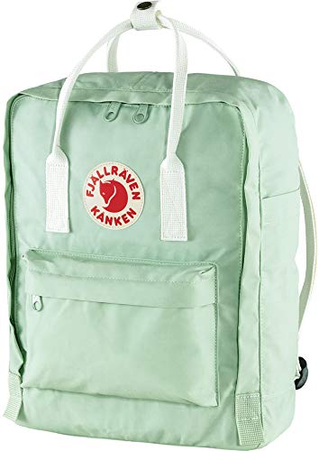Fjallraven Kanken Backpack, Unisex Adulto, Mint Green/Cool White, OneSize