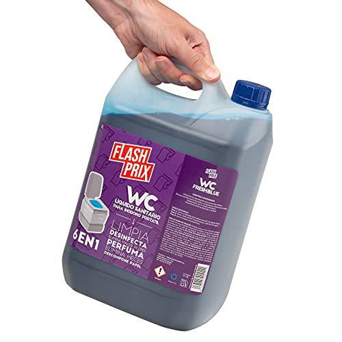 FlashPrix - Limpieza Inodoro Portátil WC Químico Caravanas - 5 litros