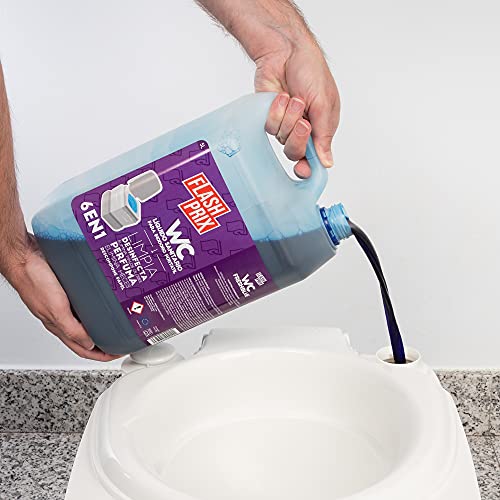 FlashPrix - Limpieza Inodoro Portátil WC Químico Caravanas - 5 litros
