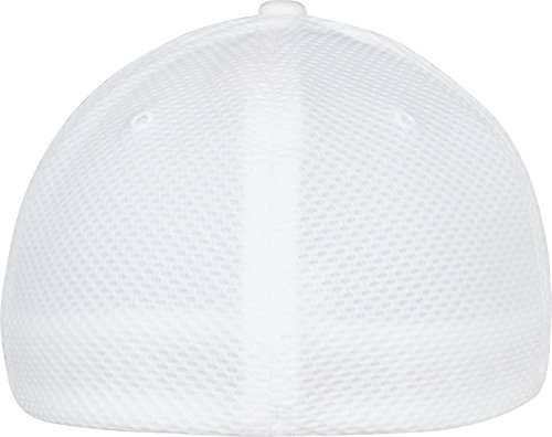 Flexfit 3D Hexagon Jersey Cap Capa, Blanco, L/XL Unisex Adulto