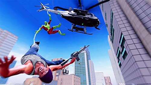 Flying Spider Speed Rope Hero: Crime City Revenge Rescue Simulator