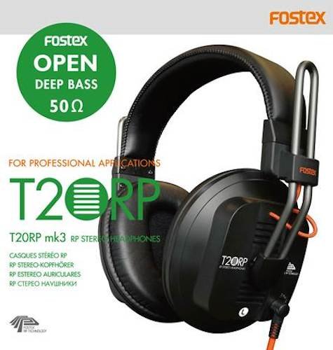 Fostex T20RPMK3 - Auriculares cerrados, color negro