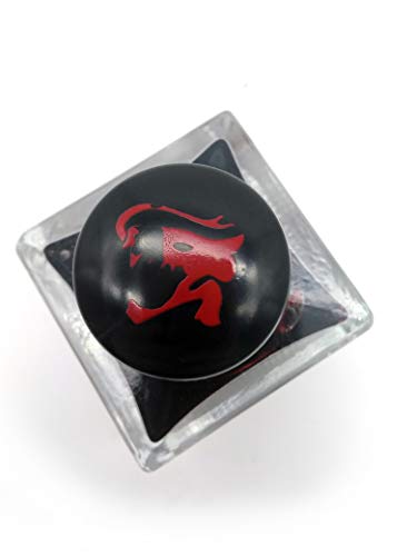 Frasco Cristal tintero pluma INOXCROM exclusivo 30 ml, en vidrio (italiano), tinta roja, con tapón decorado con la cabeza del dragón Sant Jordi