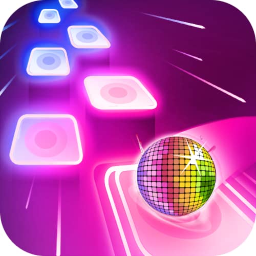 Free Magic Music Tiles Neon Color Ball Hop Game! EDM Rush Dancing Ball Run Forever