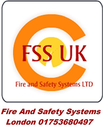 FSS UK 1 kg extintor de polvo Ideal para casa, cocina, oficina, coche, etc.
