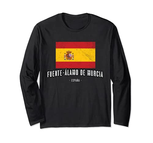 Fuente-Álamo de Murcia España | Souvenir Ciudad - Bandera - Manga Larga