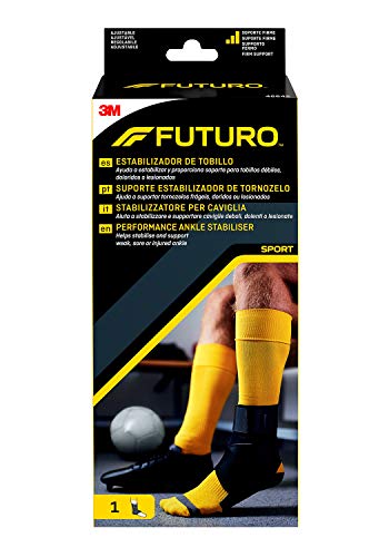 FUTURO Estabilizador de tobillo, ayuda a estabilizar y proporciona soporte para tobillos débiles, doloridos o lesionados, ajustable