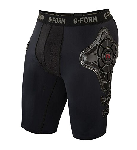 G-Form Youth Pro-X - Pantalones Cortos de compresión, Color Negro, tamaño Youth L