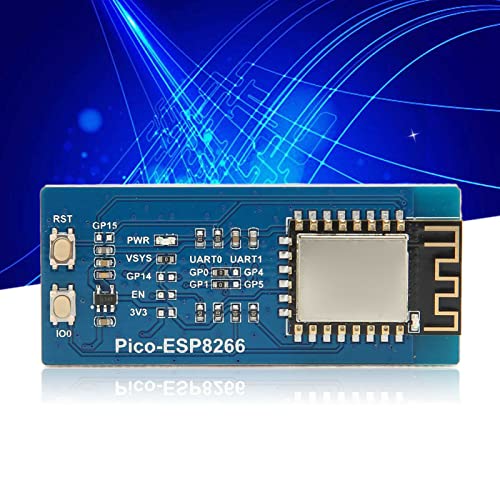 Gaeirt Placa de Expansión WiFi Pi Pico, Protocolo UART de Comunicación TCP/UDP, Módulo WiFi ESP8266 de Tres Modos para Reparación para la Industria