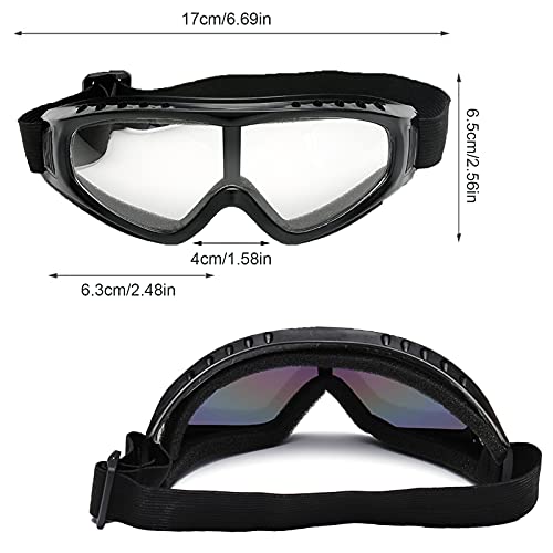 Gafas De Esquí Gafas Patinaje Gafas Resistentes a Impactos Gafas Elásticas Ajustables a Prueba De Viento Gafas De Moto Antivaho Snowboard Lente Anti Vaho Gafas Tácticas Andar En Bicicleta, Pescar