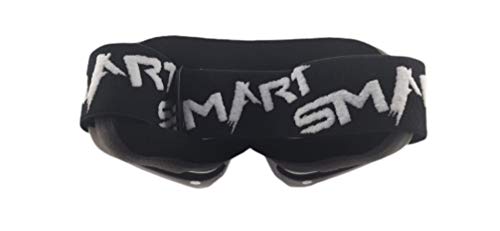 Gafas SMART para Ski, Sow, Snowboarding, Deportes de Invierno con Protección 100% UV400 (Blanco-Negro)