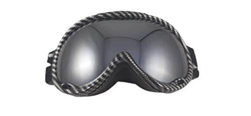 Gafas SMART para Ski, Sow, Snowboarding, Deportes de Invierno con Protección 100% UV400 (Blanco-Negro)