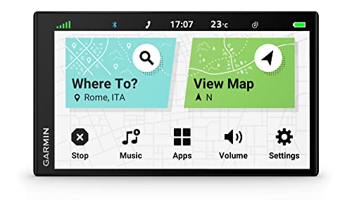Garmin DriveSmart 76 EU MT-S, Navegador GPS para coche de 7" con mapas de toda Europa de por vida y tráfico en directo (con Alexa, solo disponible en Inglés y Alemán)