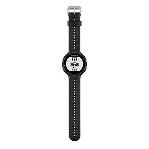 Garmin Forerunner 235 - Reloj con pulsómetro en la muñeca, unisex, color negro y gris, talla única
